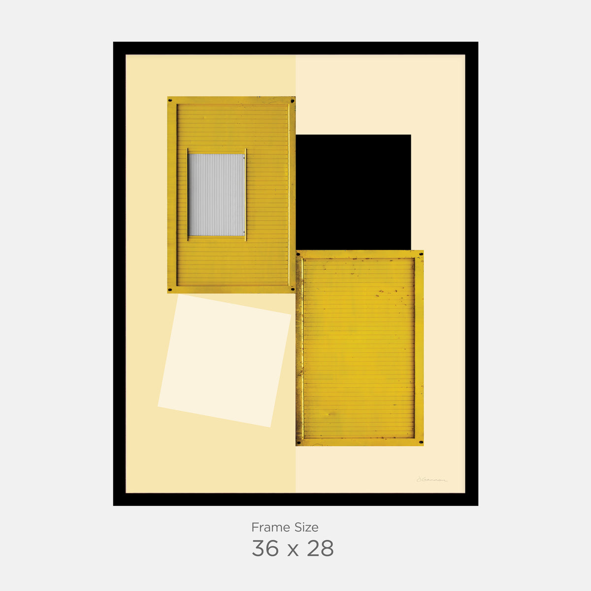 Lucerne Switzerland Suprematist Composition - 36x28