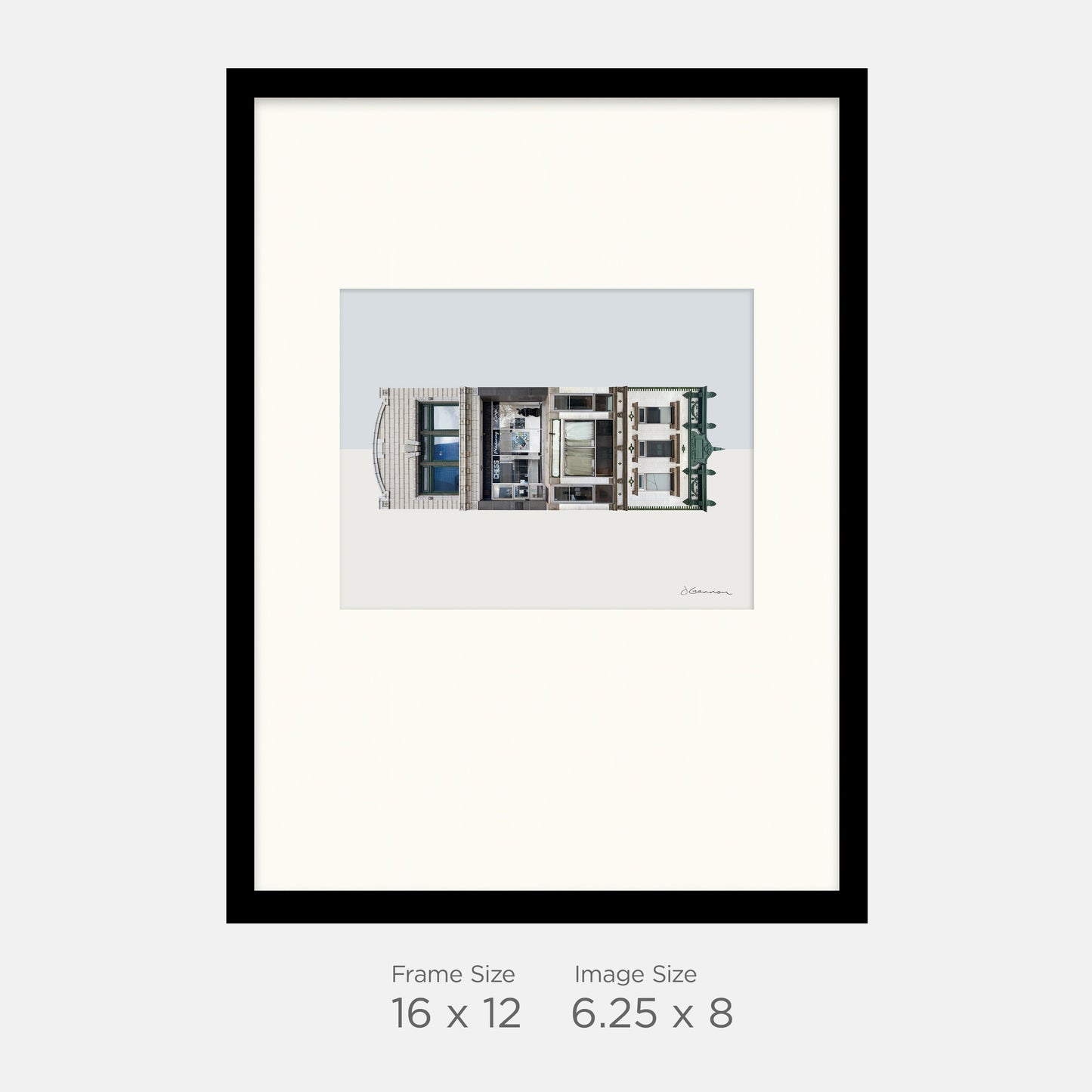 Chicago, IL - Chess and Wax Trax Records - 16x12