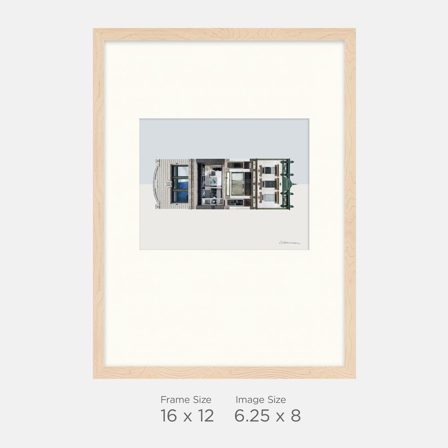 Chicago, IL - Chess and Wax Trax Records - 16x12