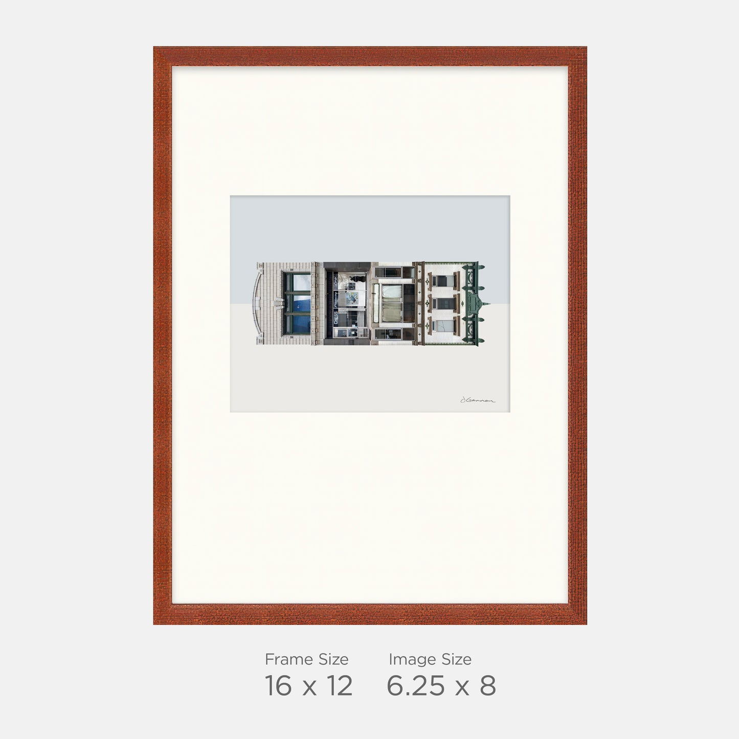 Chicago, IL - Chess and Wax Trax Records - 16x12