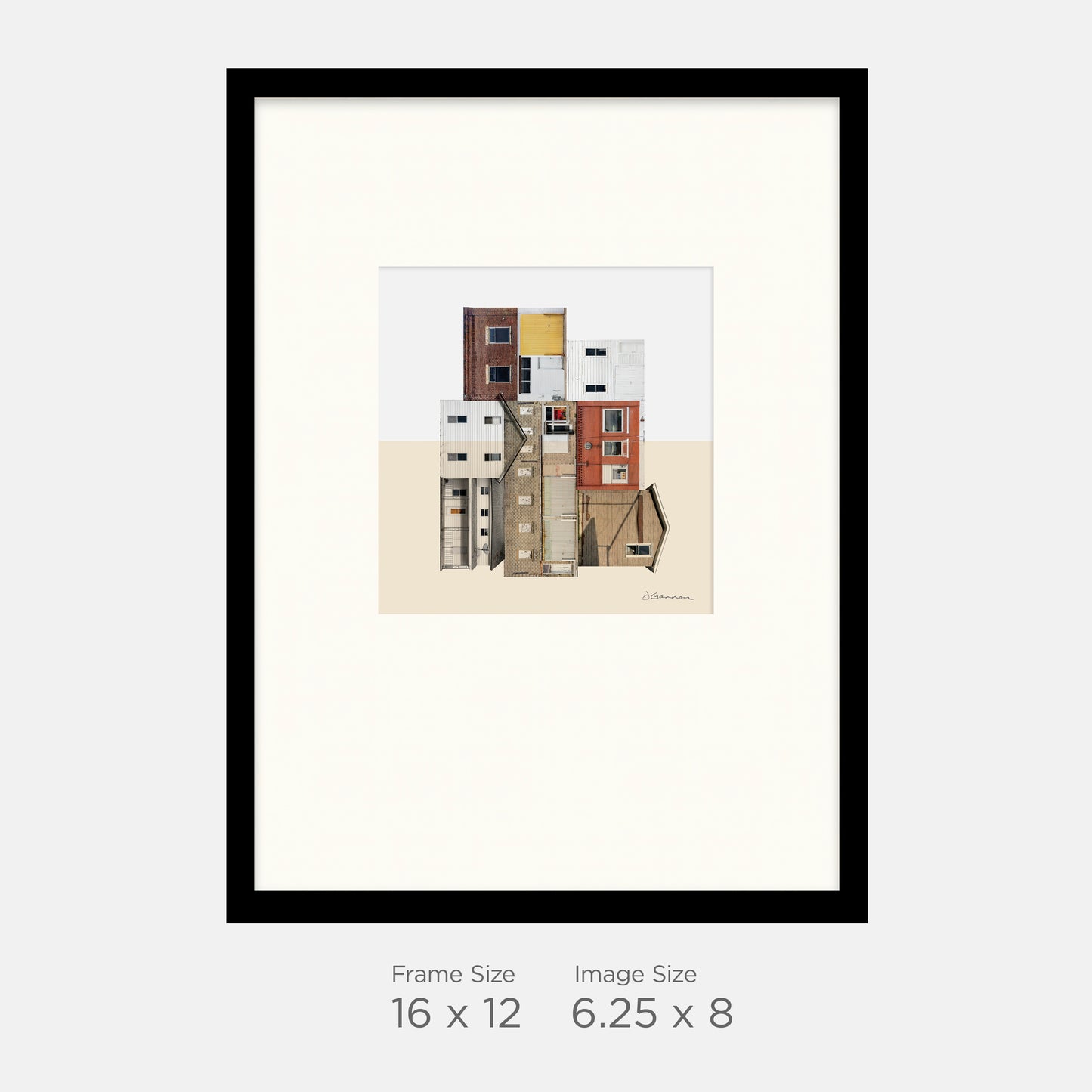 Custer, MI - Small Town Observed 01 - 16x12