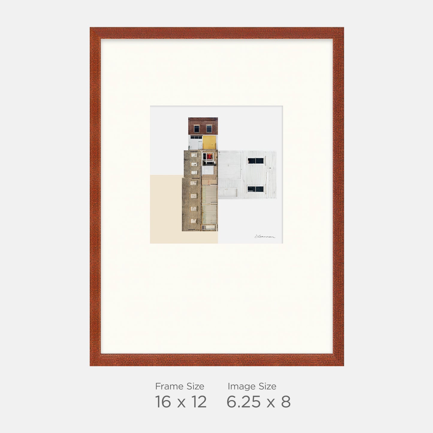 Custer, MI - Small Town Observed 03 - 16x12