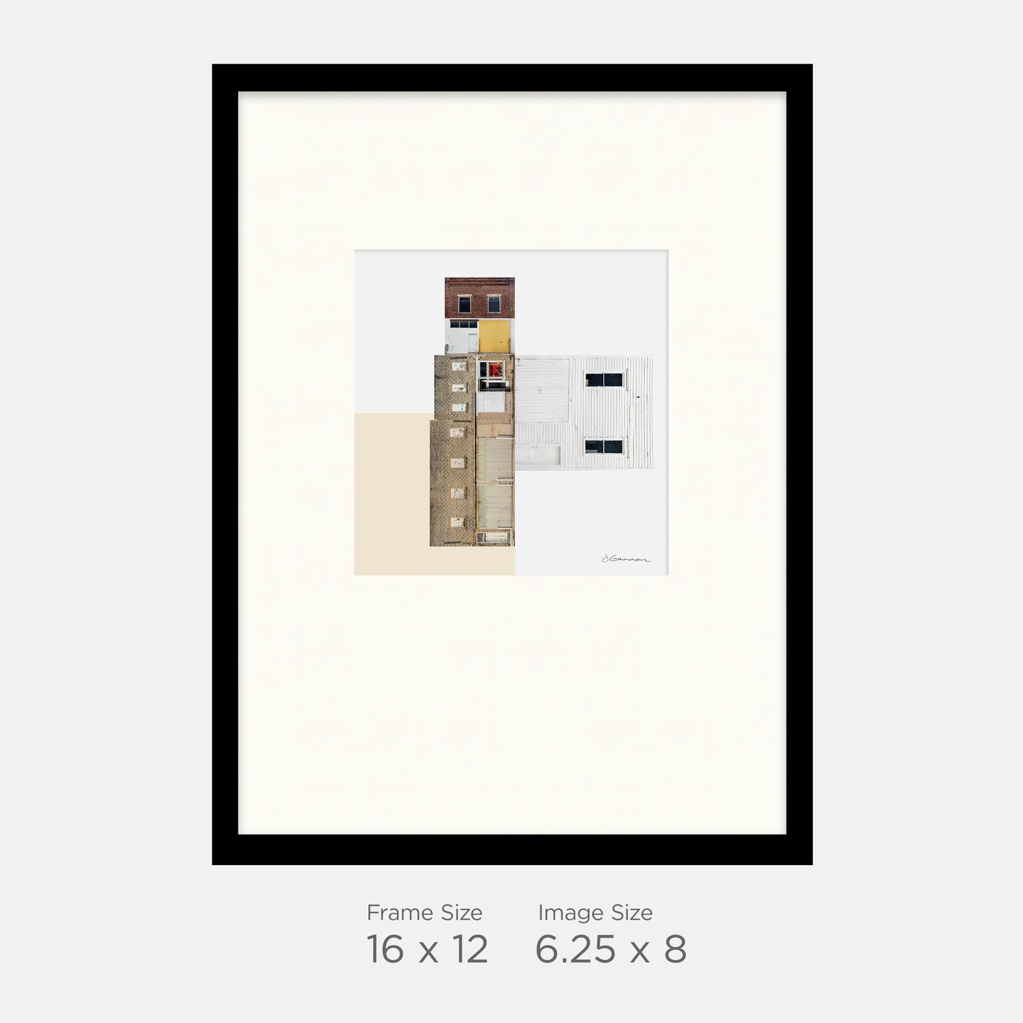 Custer, MI - Small Town Observed 03 - 16x12