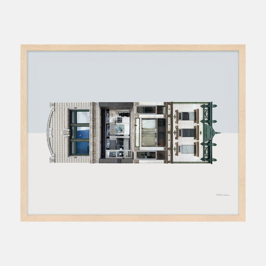 Chicago, IL - Chess and Wax Trax Records - 28x36