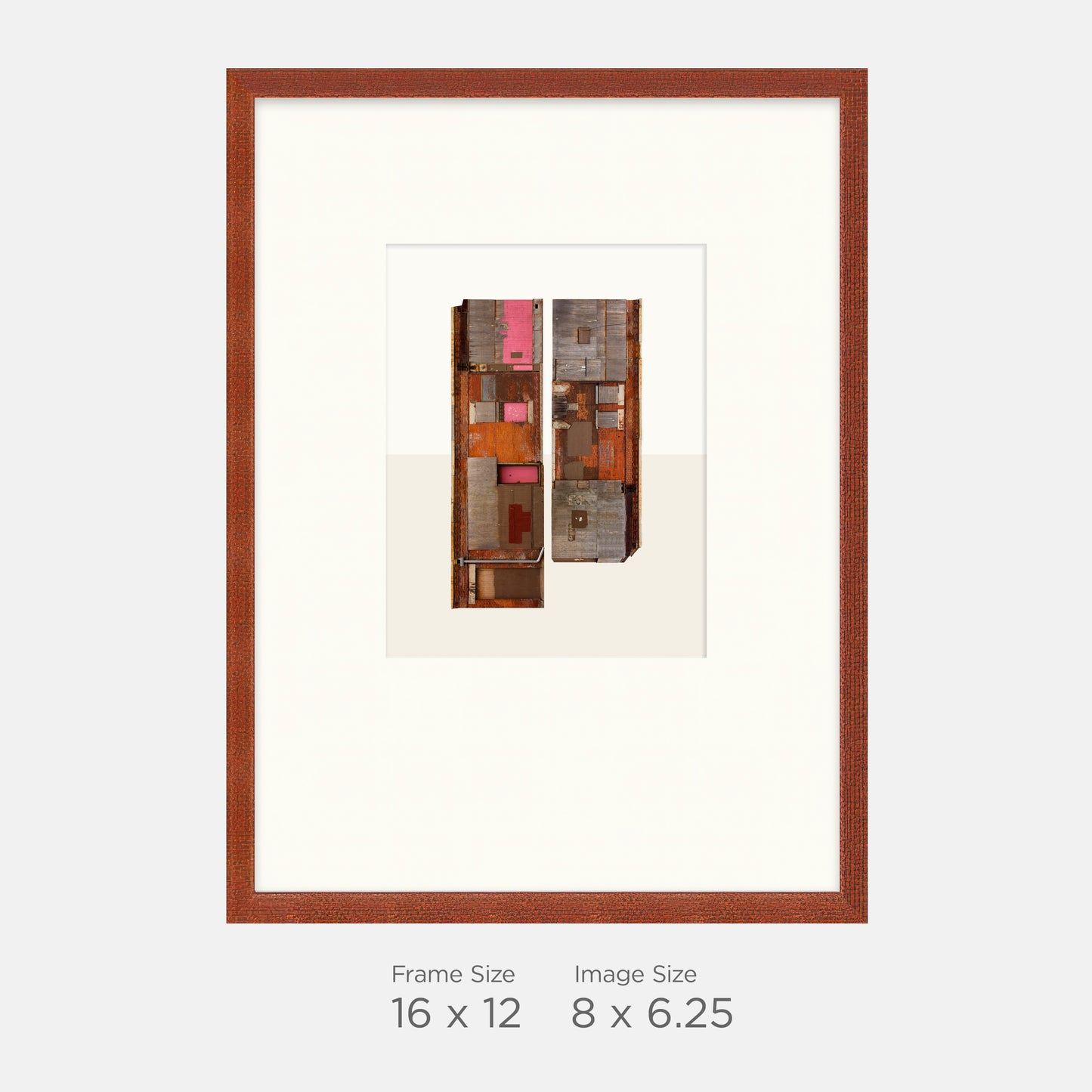 Chicago, Illinois - Grand Halsted and Milwaukee - 16x12