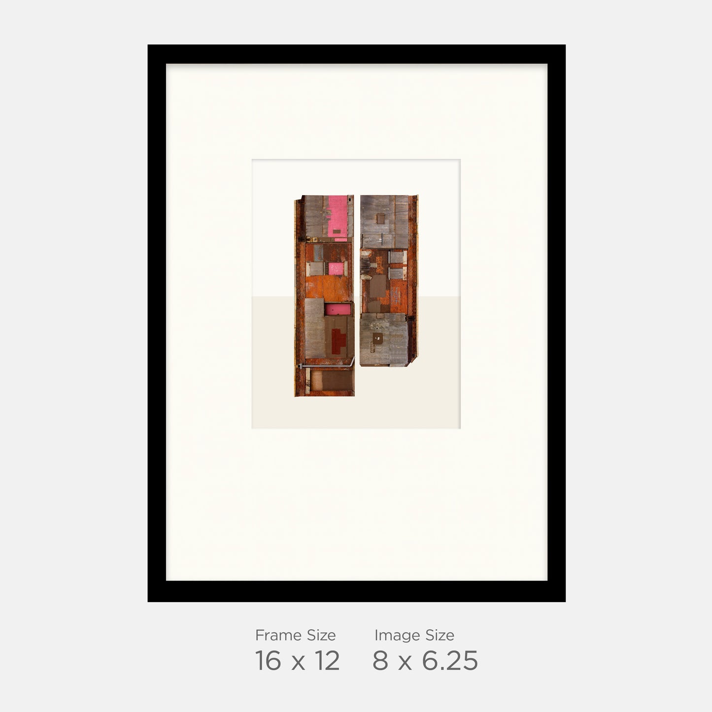 Chicago, Illinois - Grand Halsted and Milwaukee - 16x12