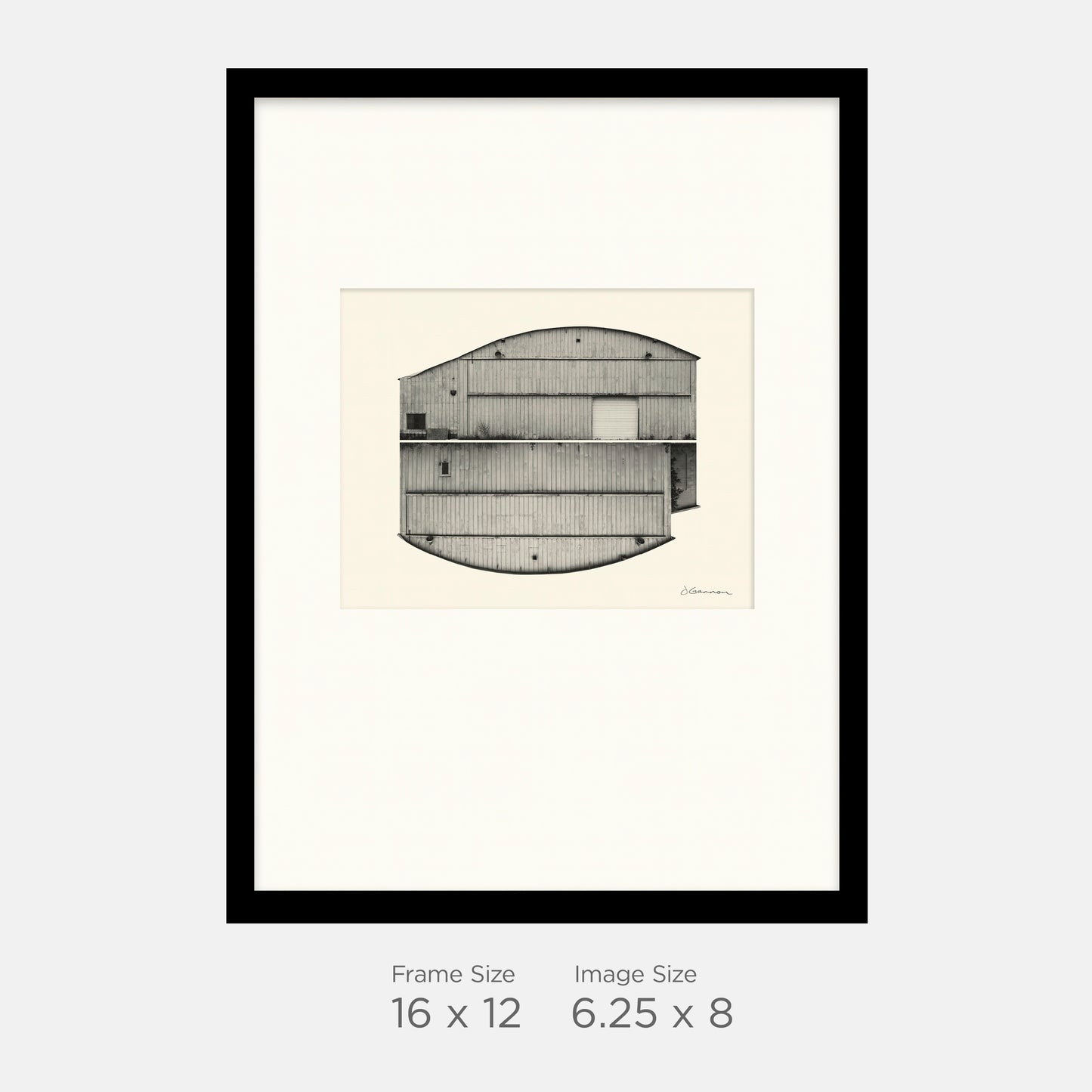 Fort Sheridan, IL - Airplane Hangar, Razed - 16x12