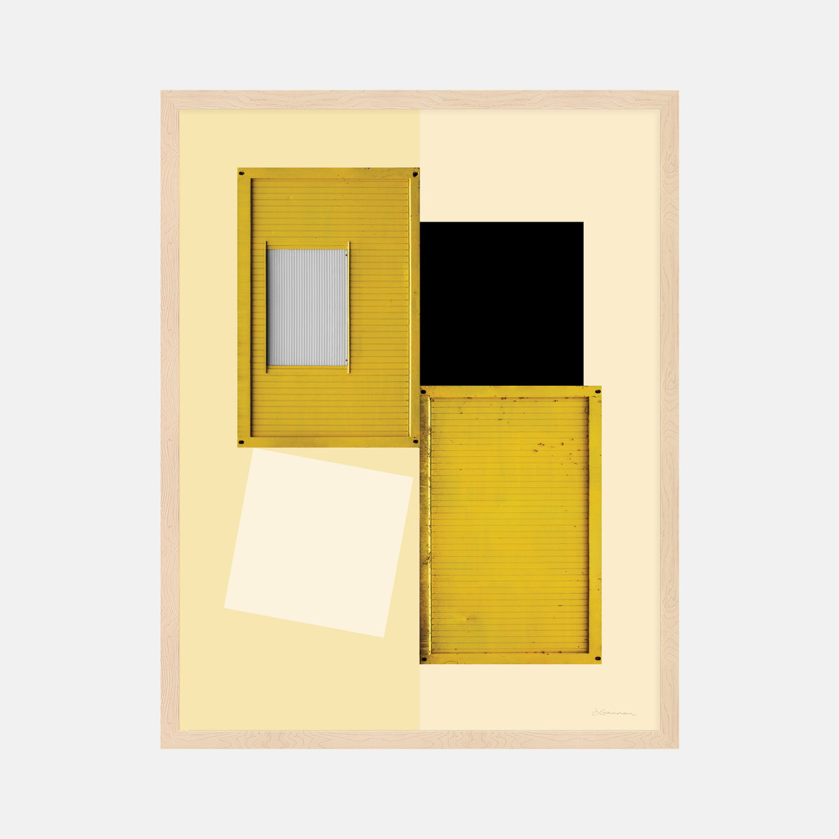 Lucerne Switzerland Suprematist Composition - 36x28