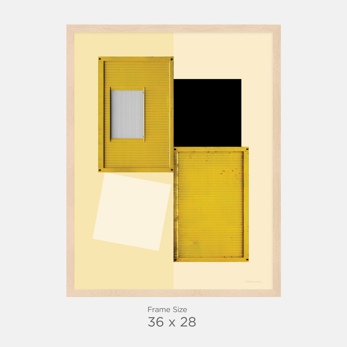 Lucerne Switzerland Suprematist Composition - 36x28
