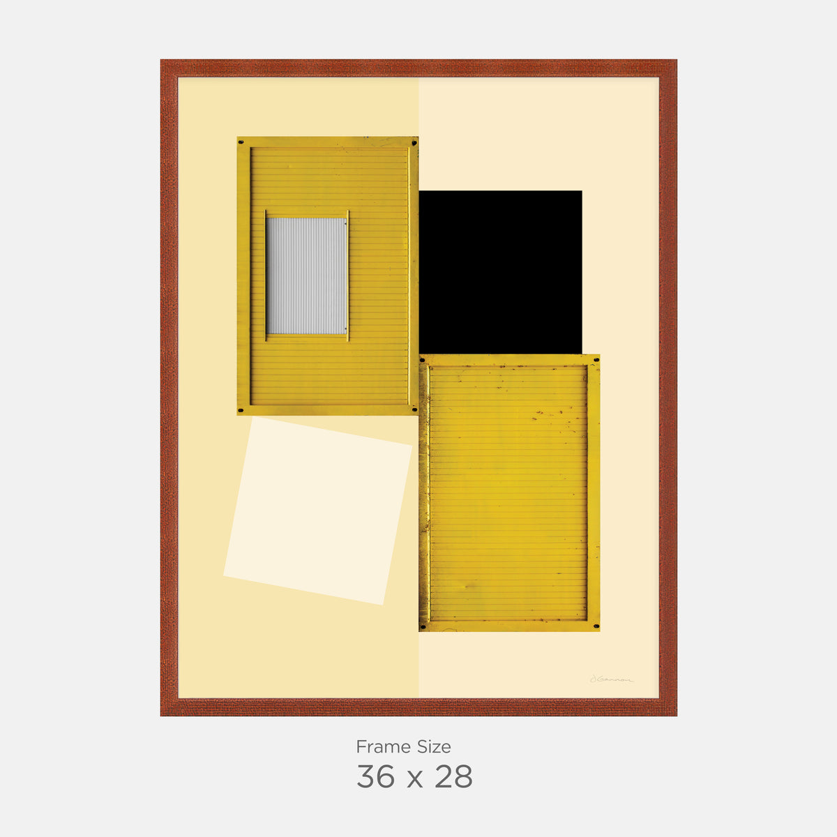 Lucerne Switzerland Suprematist Composition - 36x28