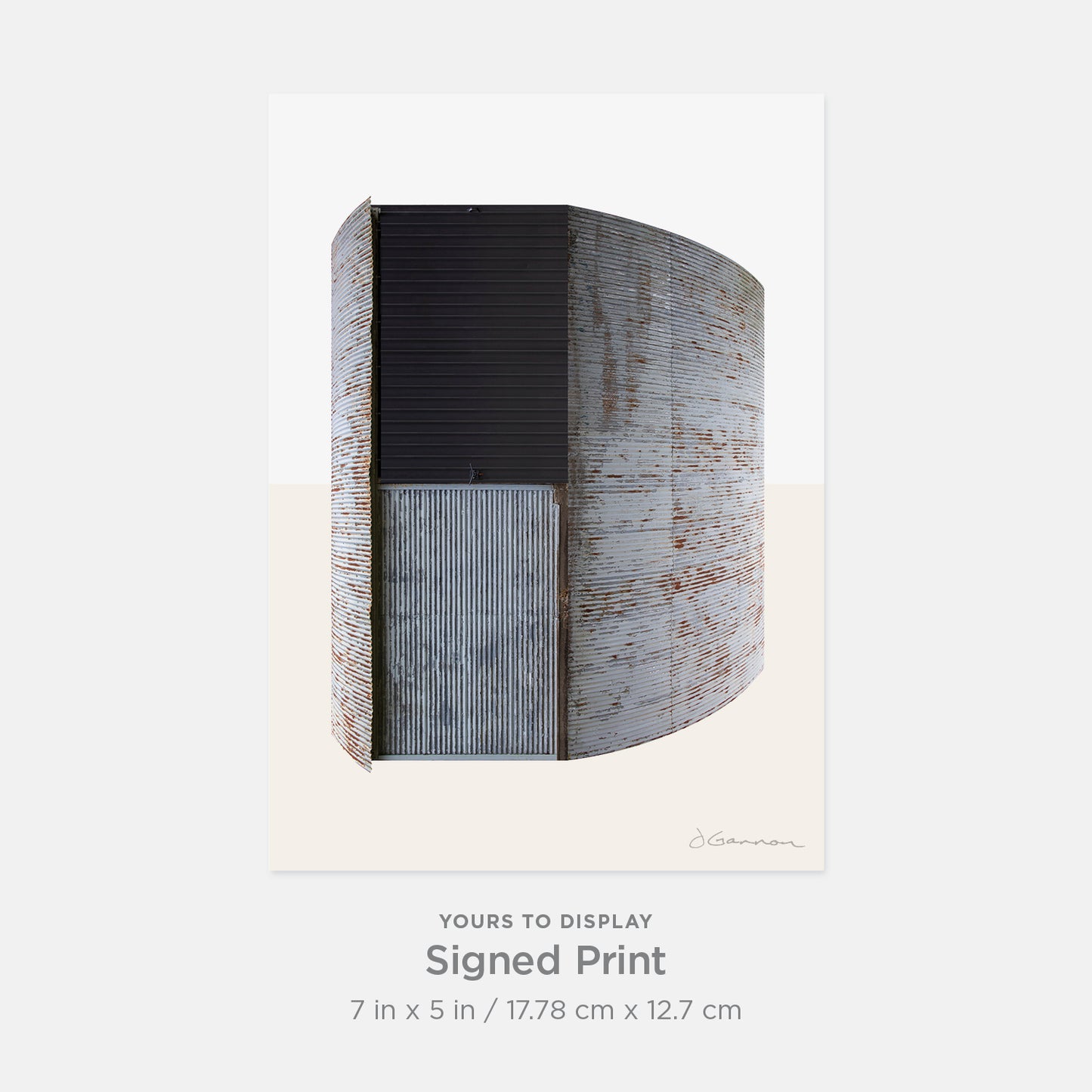 Artcard + Print - Sawyer Michigan Roadside Building