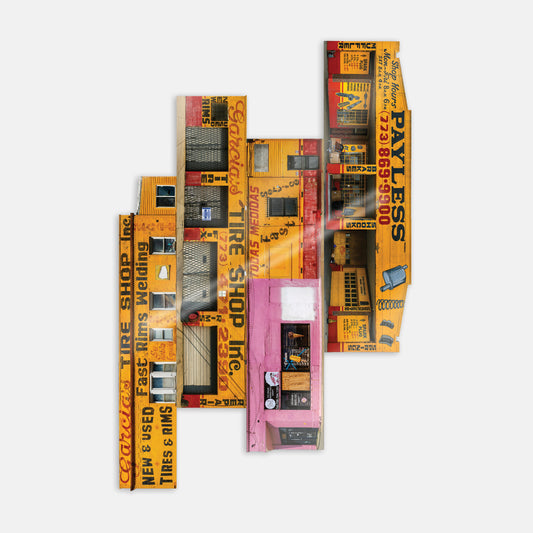 Car Shops of Chicago - In Acrylic Glass