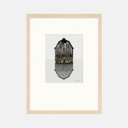 South Boardman, Michigan - American Flag Barn - 16x12